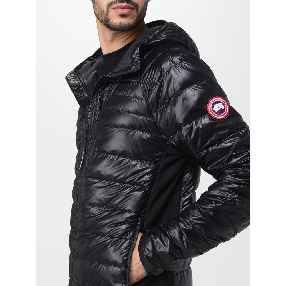 Canada Goose Mens HyBridge Lite Tech Down Hoody Black Size M Excellent Condition